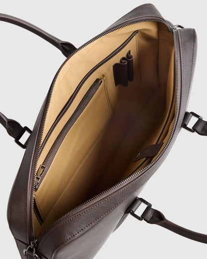 Italian Saffiano Briefcase