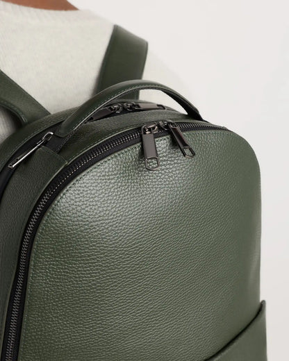 Excursion Italian Leather Laptop Backpack