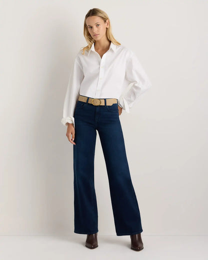 Cleo Oval European Leather Belt