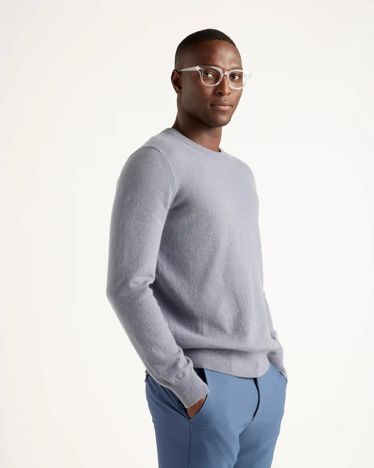 Mongolian Cashmere Crewneck Sweater