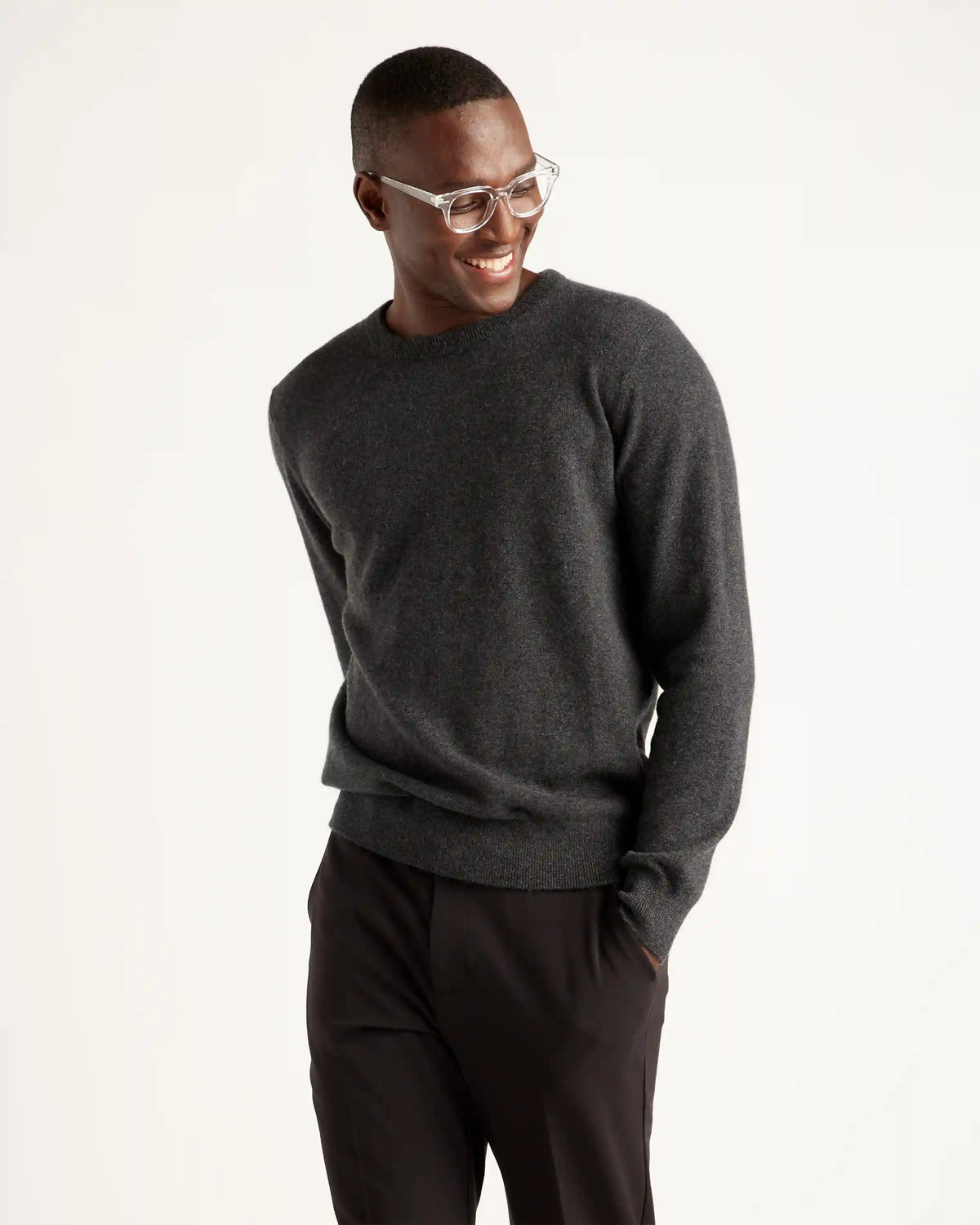 Mongolian Spring Cashmere Crewneck Sweater