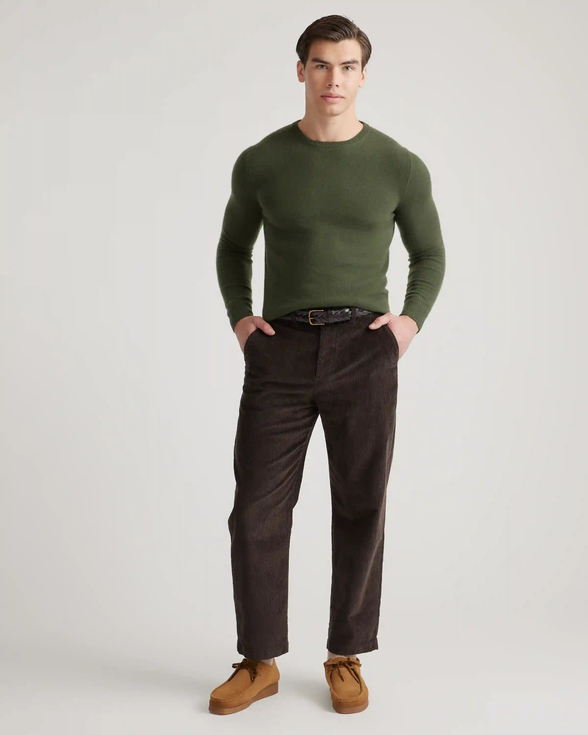 Mongolian Cashmere Crewneck Sweater