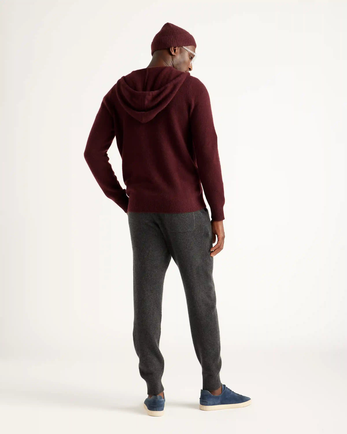 Mongolian Cashmere Full-Zip Hoodie