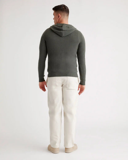 Mongolian Cashmere Full-Zip Hoodie