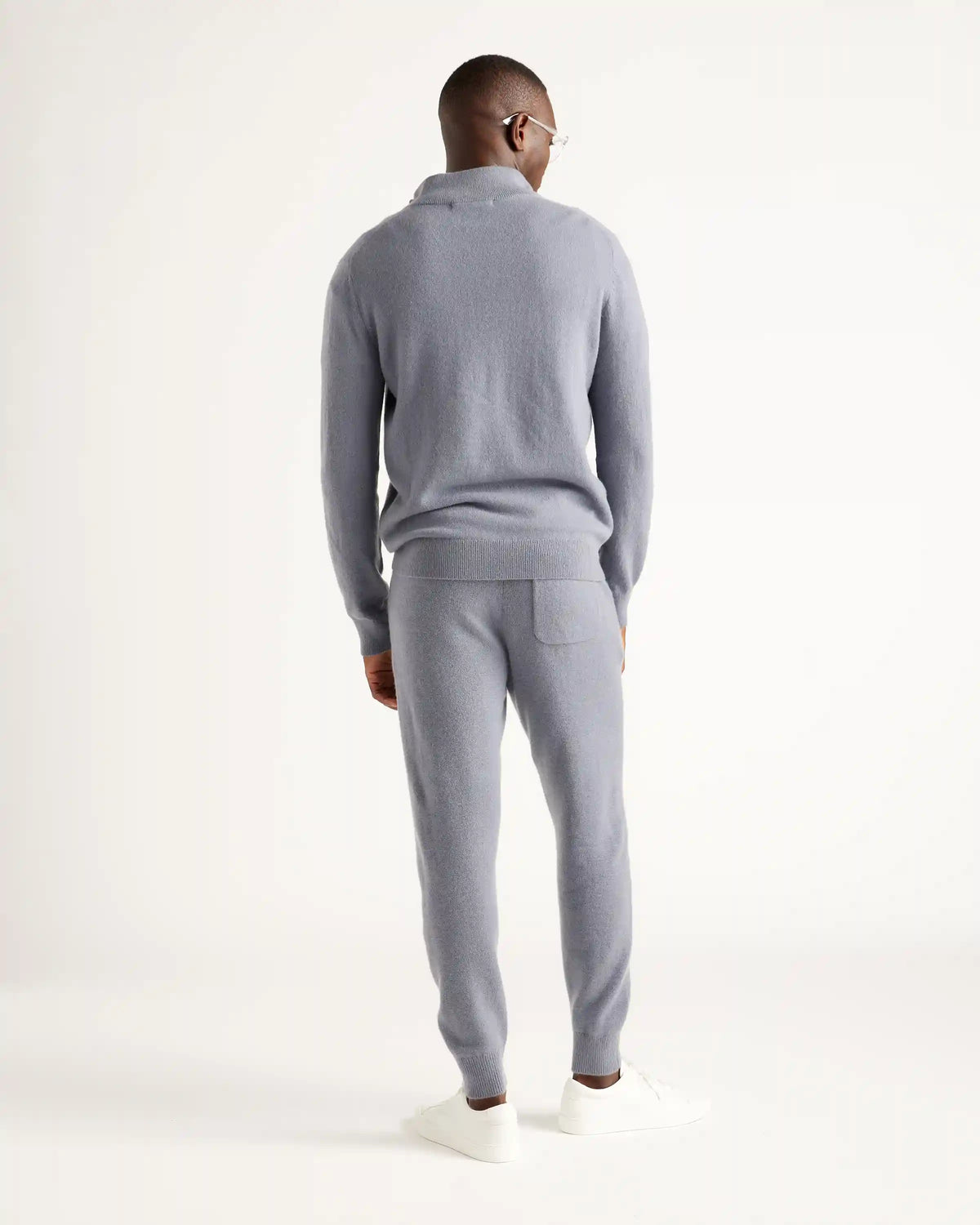 Mongolian Spring Cashmere Quarter Zip Sweater