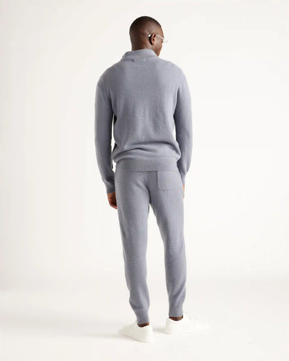 Mongolian Spring Cashmere Quarter Zip Sweater