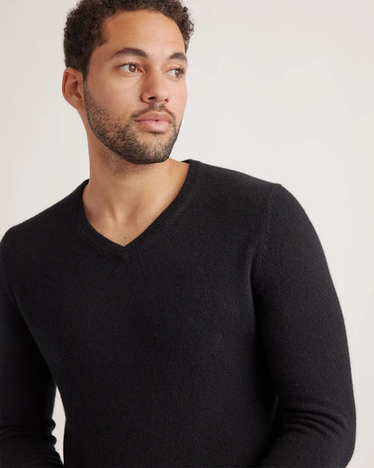 Mongolian Spring Cashmere V-Neck Sweater