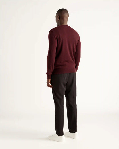 Mongolian Cashmere V-Neck Sweater