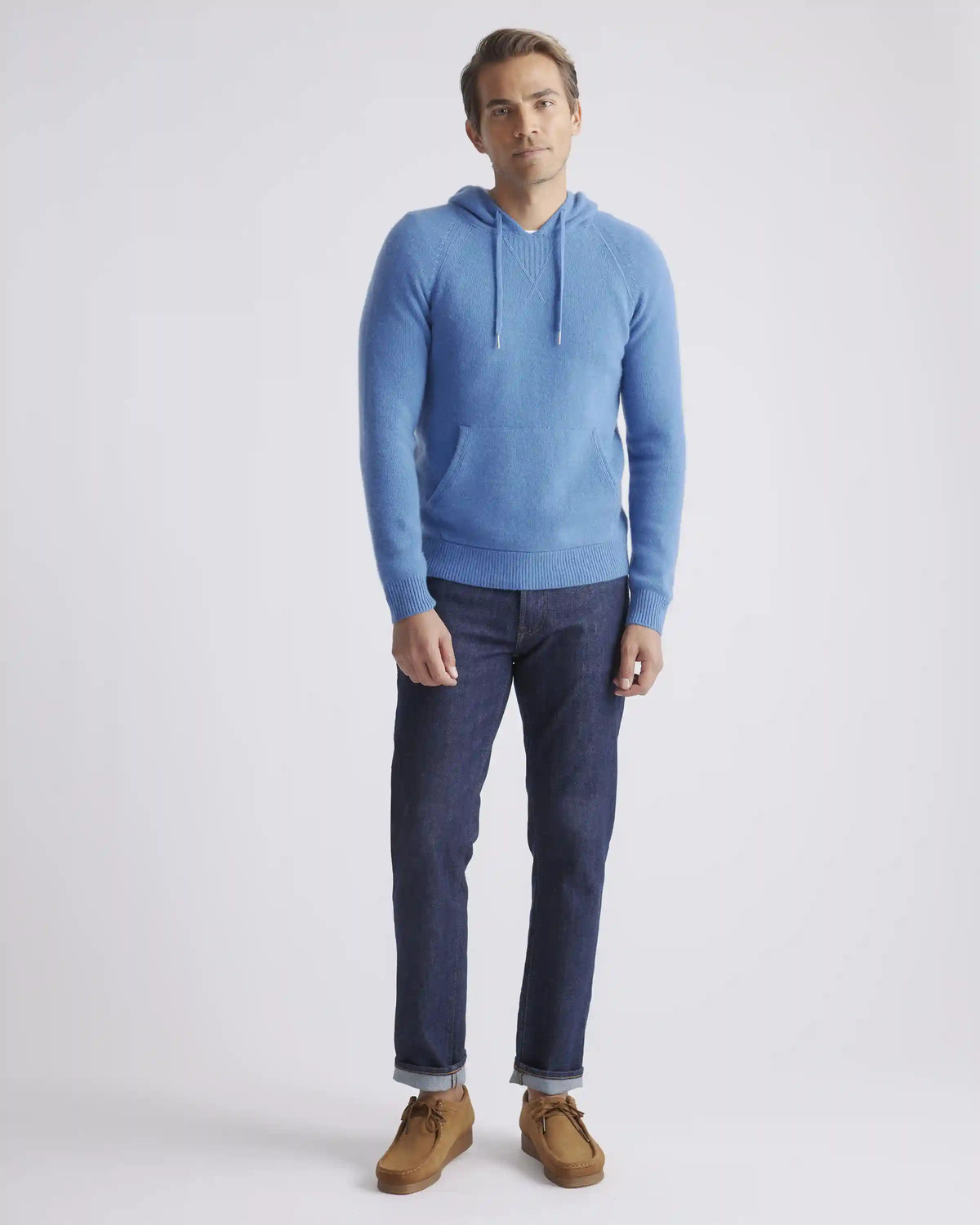 Mongolian Cashmere Pullover Hoodie