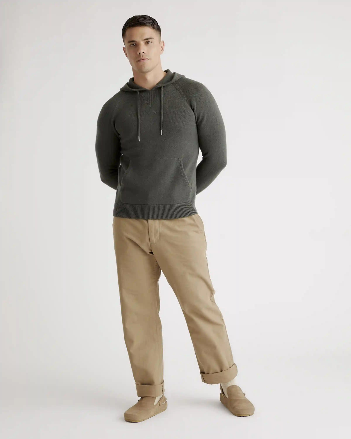 Mongolian Cashmere Pullover Hoodie