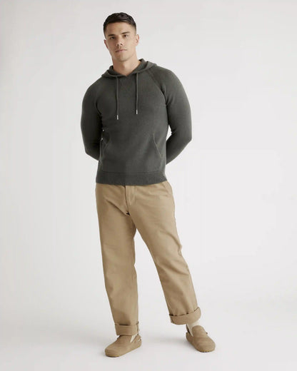 Mongolian Cashmere Pullover Hoodie