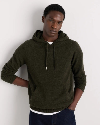 Mongolian Cashmere Pullover Hoodie