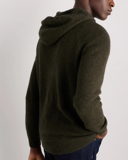 Mongolian Cashmere Pullover Hoodie