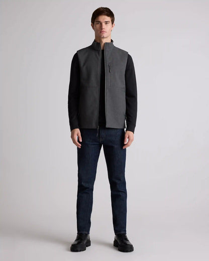 Softshell Fleece-Lined Full-Zip Vest