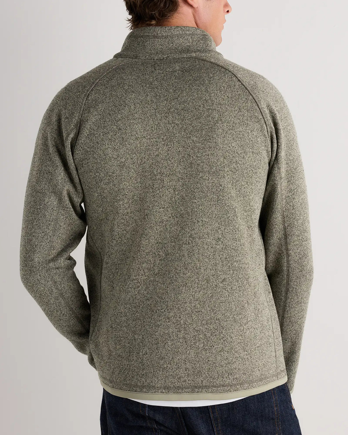Sweater-Knit Fleece Full-Zip Jacket