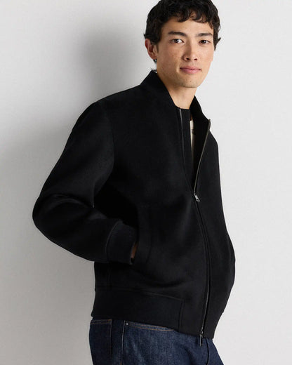 100% Mongolian Cashmere Bomber Jacket