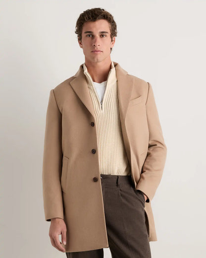 100% Mongolian Cashmere Car Coat