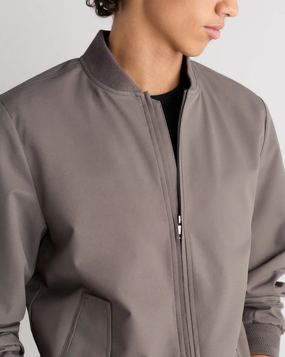 Water-Resistant Flex Bomber Jacket