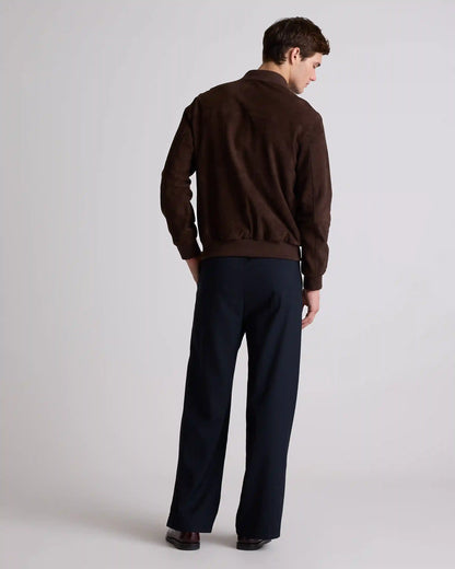 100% Suede Bomber Jacket