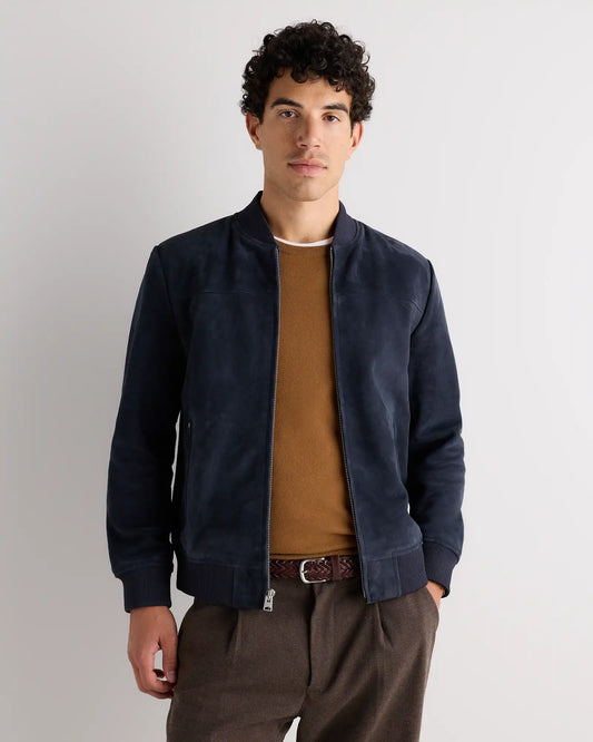 100% Suede Bomber Jacket