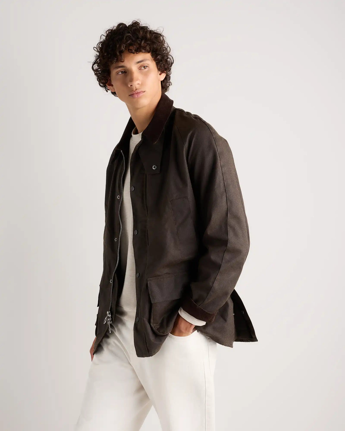 Organic Waxed Cotton Barn Jacket