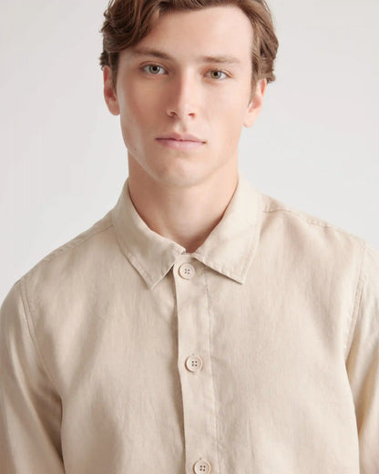 100% European Linen Chore Jacket
