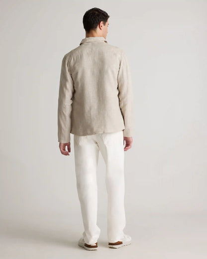 100% European Linen Chore Jacket