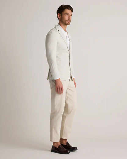 Cotton Pique Knit Blazer