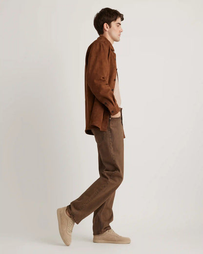 100% Suede Overshirt