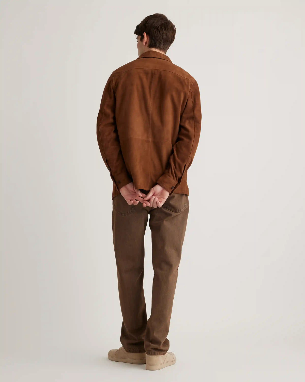 100% Suede Overshirt