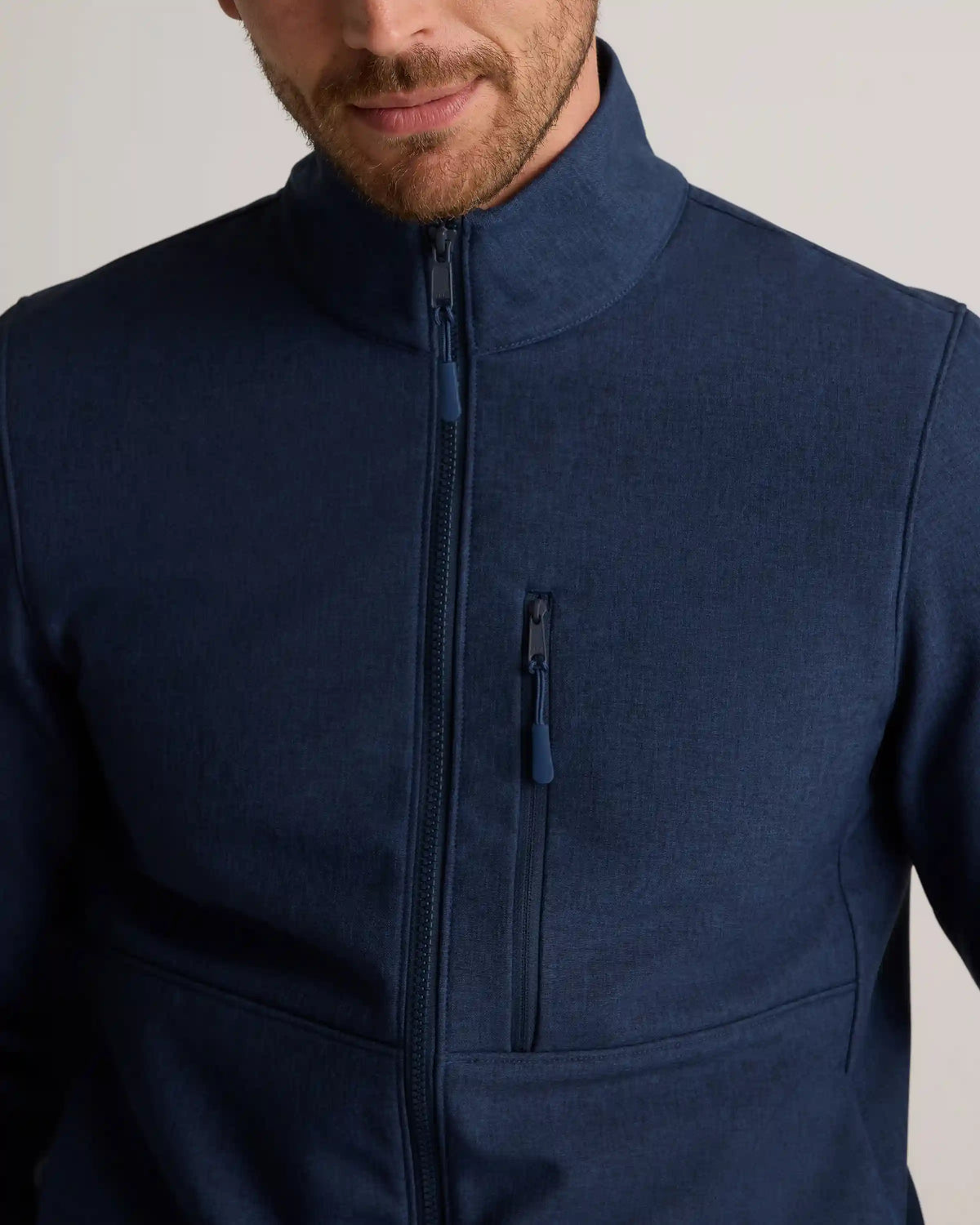 Softshell Fleece-Lined Full-Zip Jacket