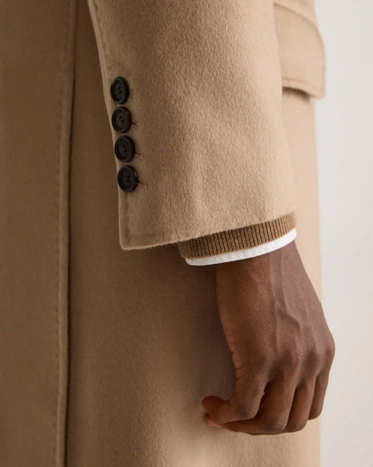 100% Mongolian Cashmere Double-Faced Overcoat