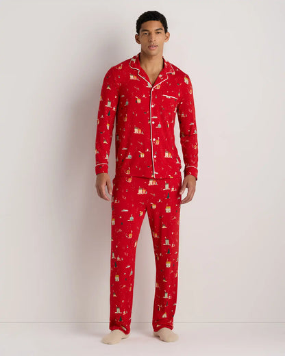 Bamboo Jersey Long Sleeve Pajama Set