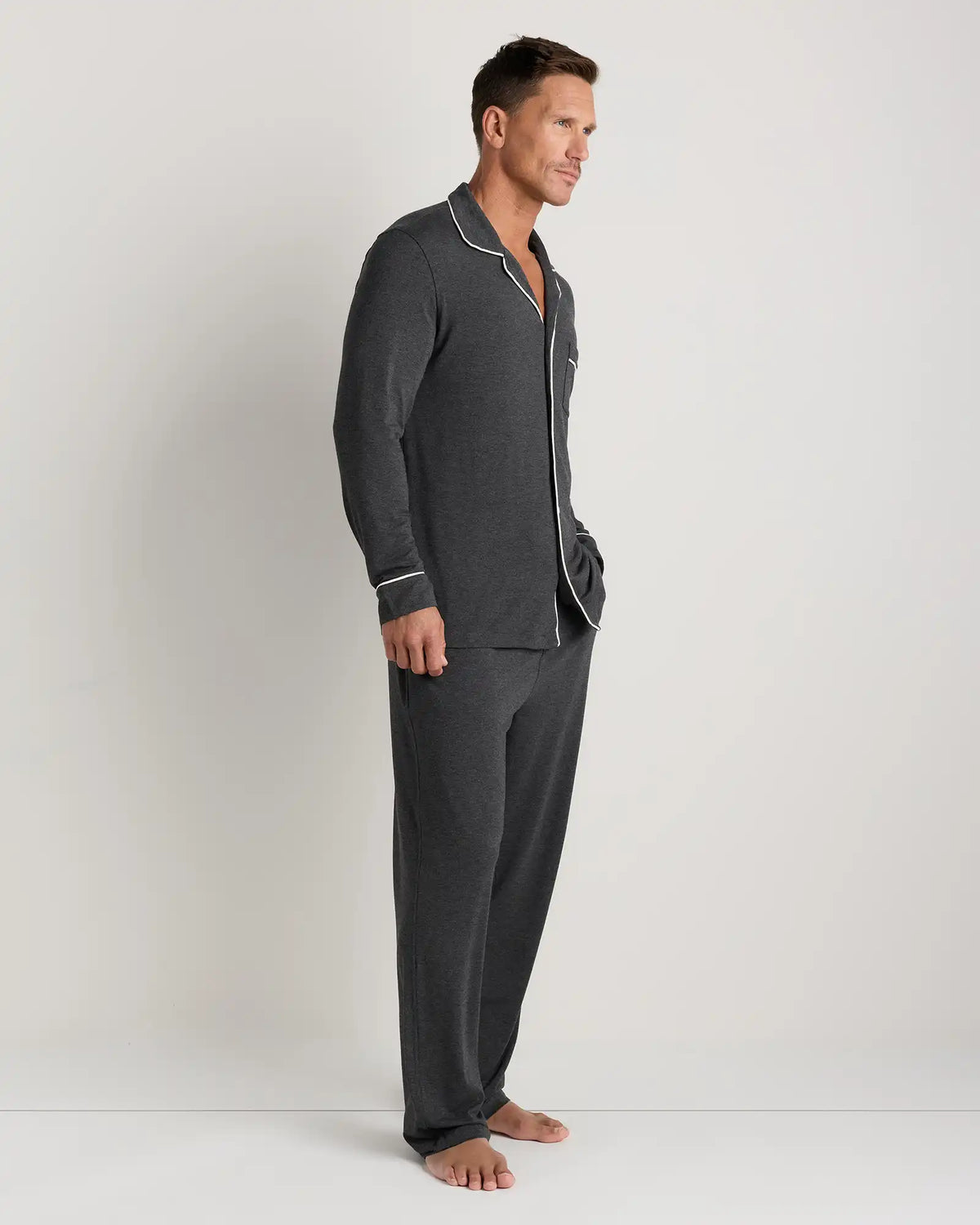 Bamboo Jersey Long Sleeve Pajama Set