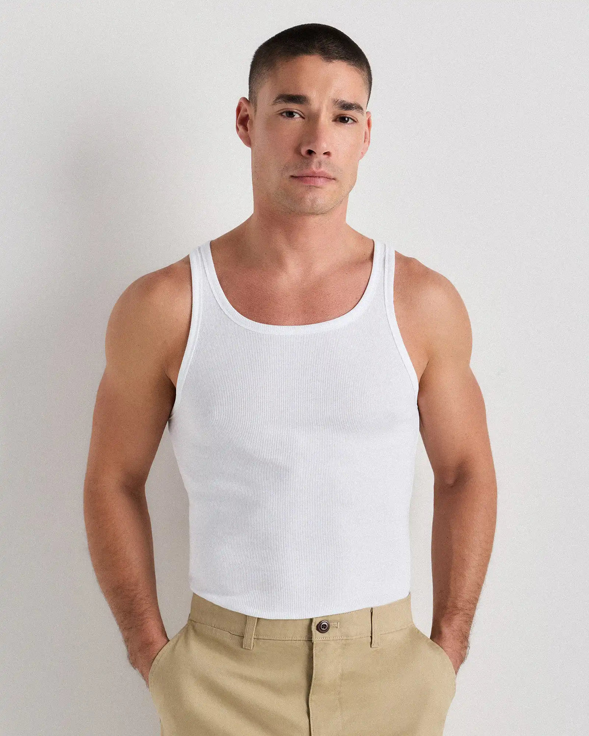 Organic Cotton Ribbed Tank Top (3-Pack)