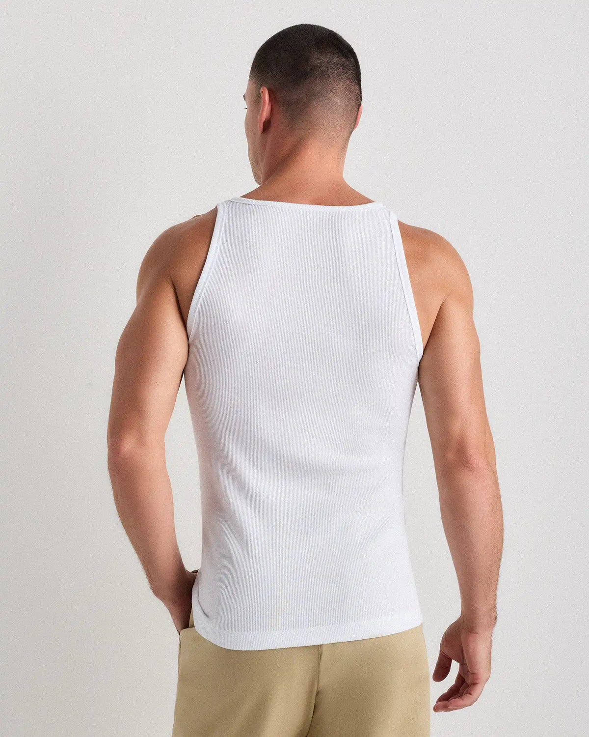 Organic Cotton Ribbed Tank Top (3-Pack)