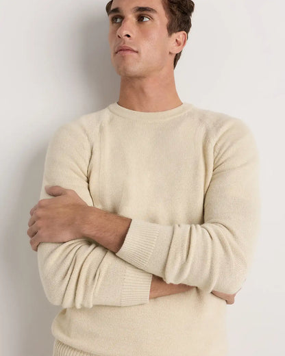 Alpaca-Wool Crewneck Sweater