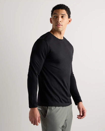 100% Merino Wool All-Season Long Sleeve Base Layer Tee
