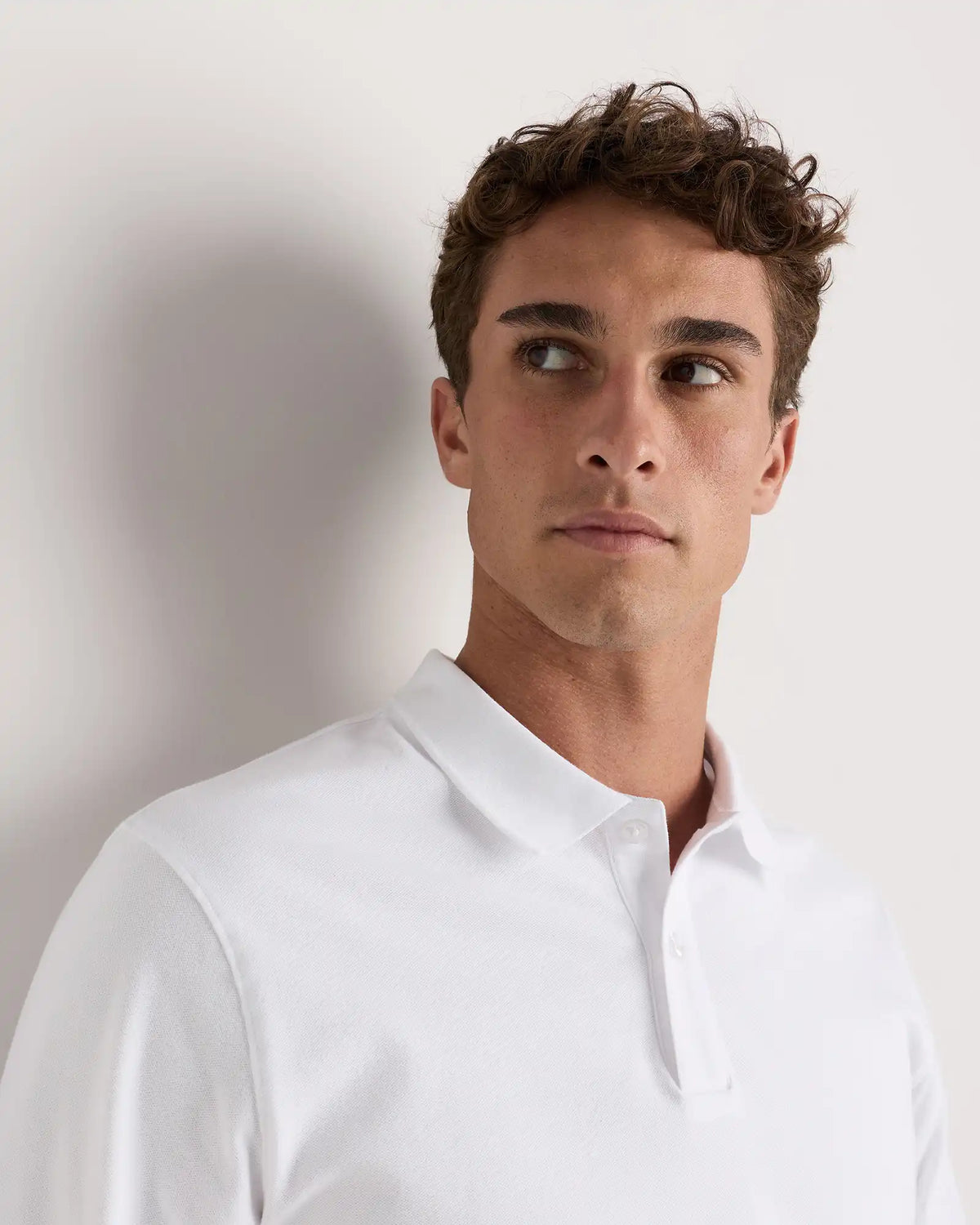 Organic Cotton Long Sleeve Pique Polo