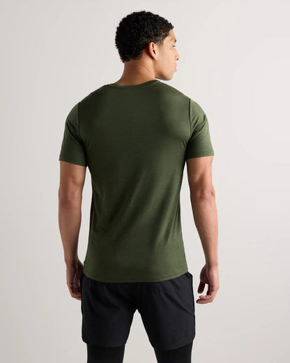 100% Merino Wool All-Season V-Neck Base Layer Tee
