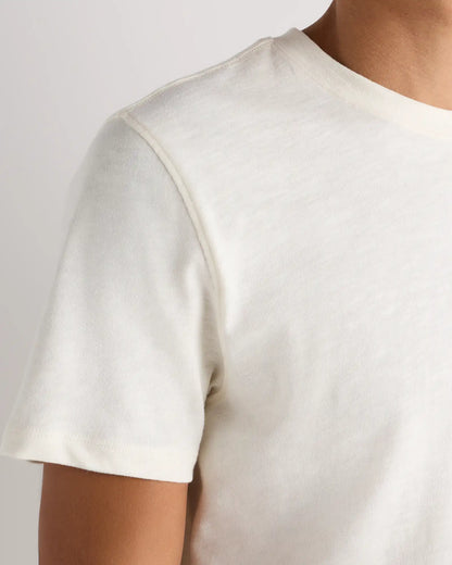 100% Organic Cotton Slub Crewneck Tee
