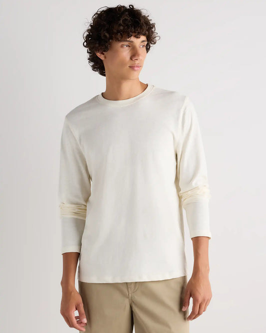 100% Organic Cotton Slub Long Sleeve Tee