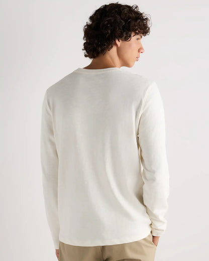 100% Organic Cotton Slub Long Sleeve Tee