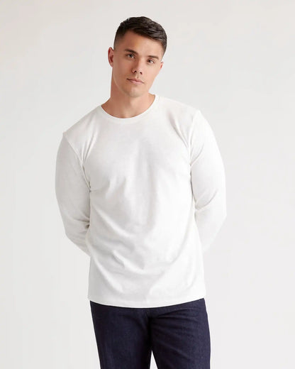 100% Organic Cotton Slub Long Sleeve Tee