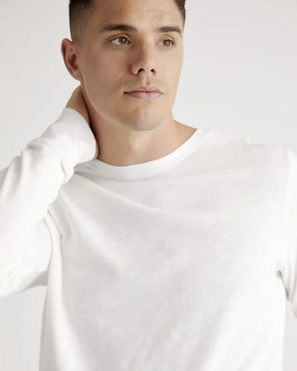 100% Organic Cotton Slub Long Sleeve Tee