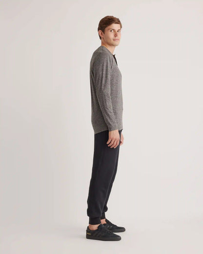 Flowknit Breeze Performance Long Sleeve Henley Tee