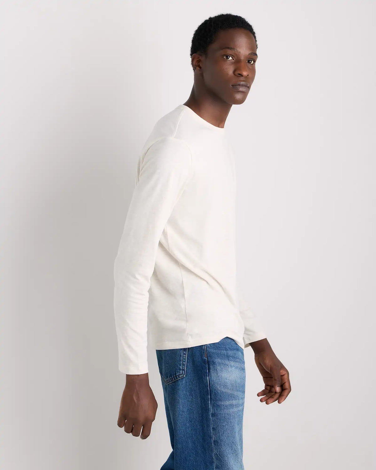 100% Pima Cotton Luxe Touch Long Sleeve Tee