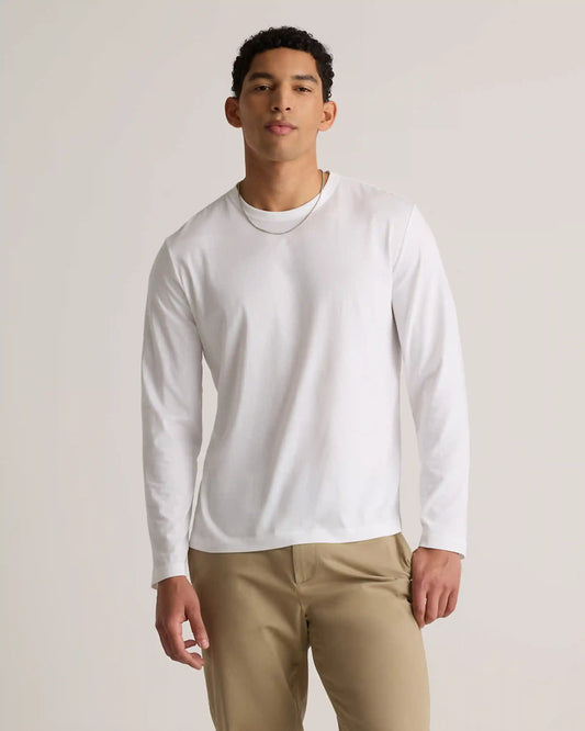 100% Pima Cotton Luxe Touch Long Sleeve Tee