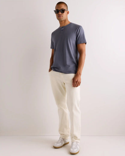 100% Pima Cotton Luxe Touch Henley