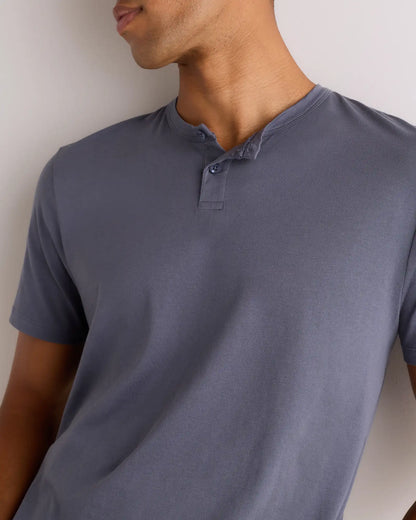 100% Pima Cotton Luxe Touch Henley